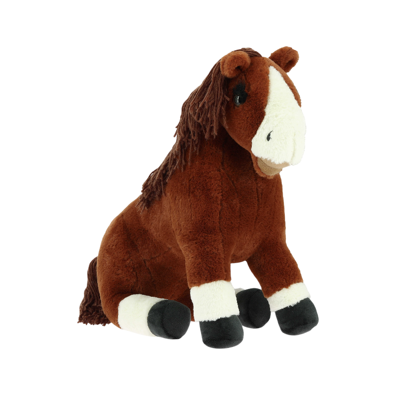 Equithème - Peluche mini poney Jumpy alezan | - Ohlala