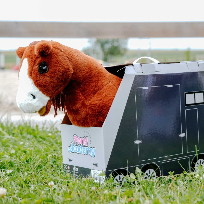 Equithème - Peluche mini poney Jumpy alezan | - Ohlala