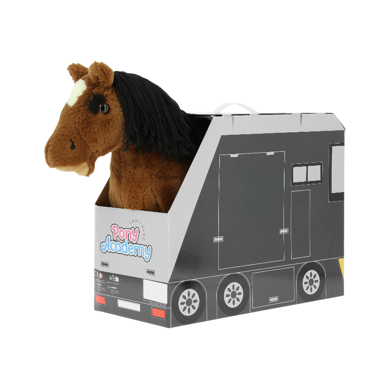 Equithème - Peluche mini poney Prince bai | - Ohlala