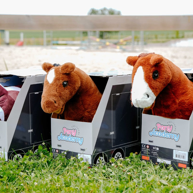 Equithème - Peluche mini poney Prince bai | - Ohlala