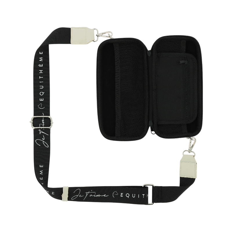 Equithème - Pochette + porte-monnaie Je t'aime crème | - Ohlala