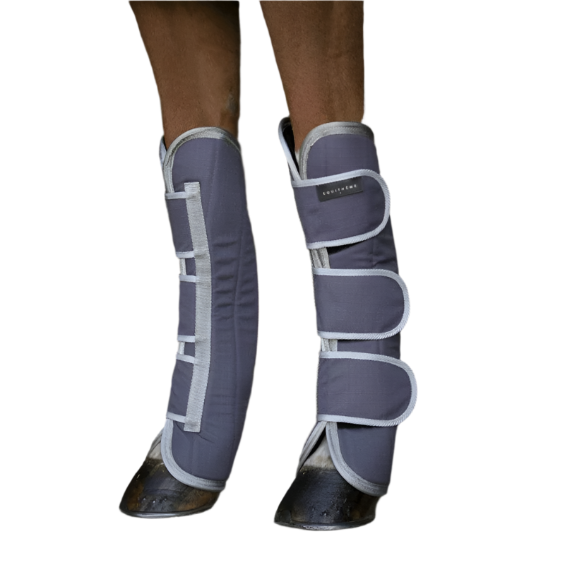 Equithème - Protections de transport Tyrex 1200D recyclées taupe | - Ohlala