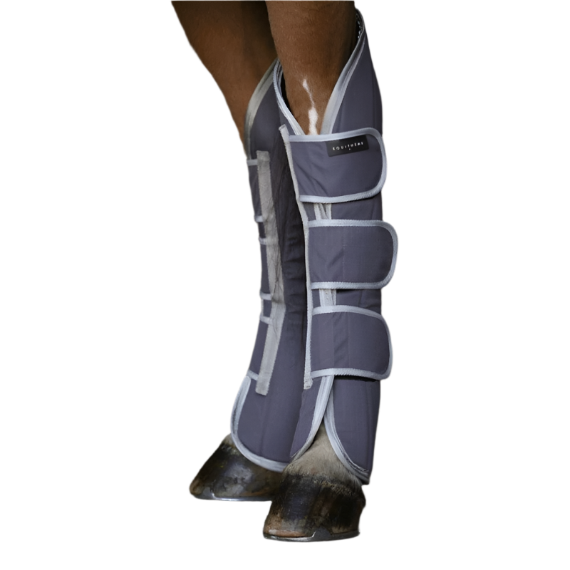 Equithème - Protections de transport Tyrex 1200D recyclées taupe | - Ohlala