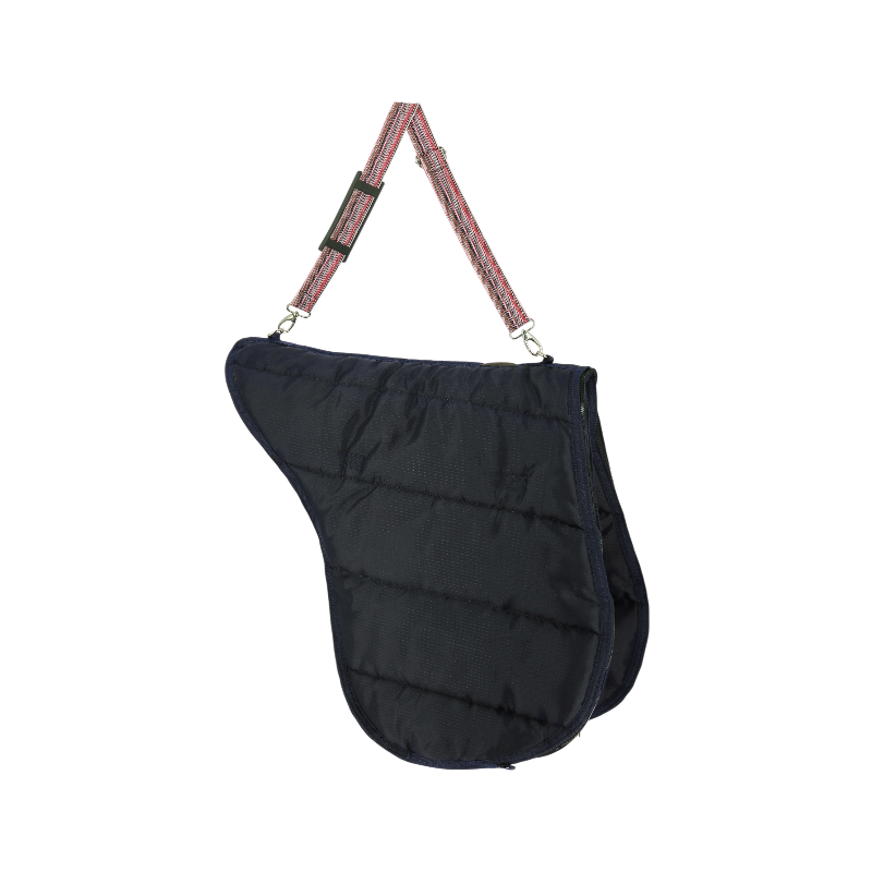 Equithème - Sac à selle Aztec marine | - Ohlala