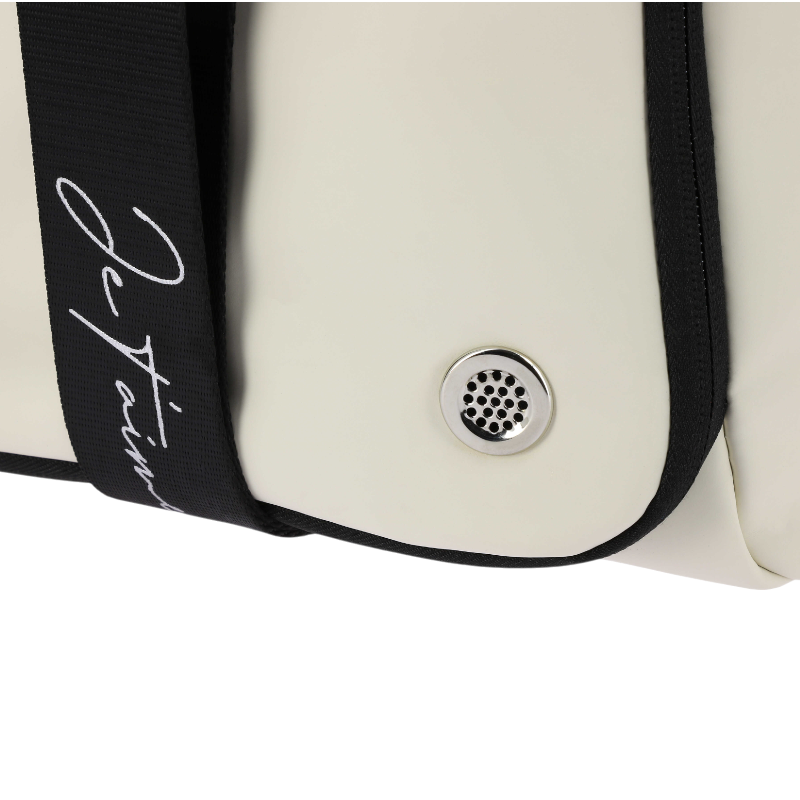 Equithème - Sac week-end Je t'aime crème | - Ohlala