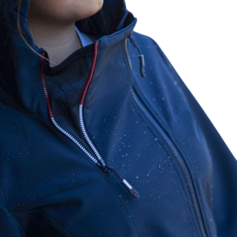 Equithème - Veste softshell femme Lila marine | - Ohlala