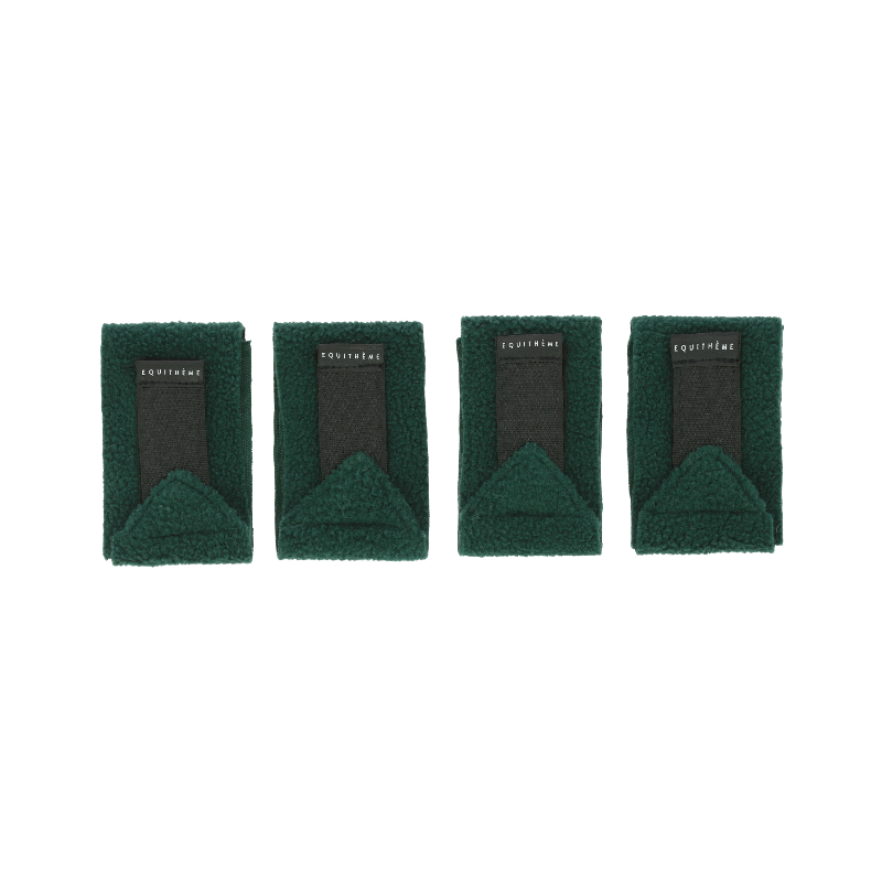 Equithème - Bandes de polo pour mini poney vert foncé | - Ohlala
