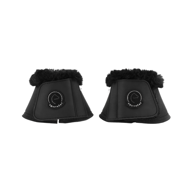 Equithème - Cloches Snuggy Je t'aime noir | - Ohlala