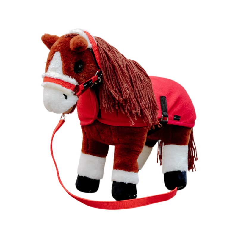 Equithème - Couverture pour mini poney rouge | - Ohlala