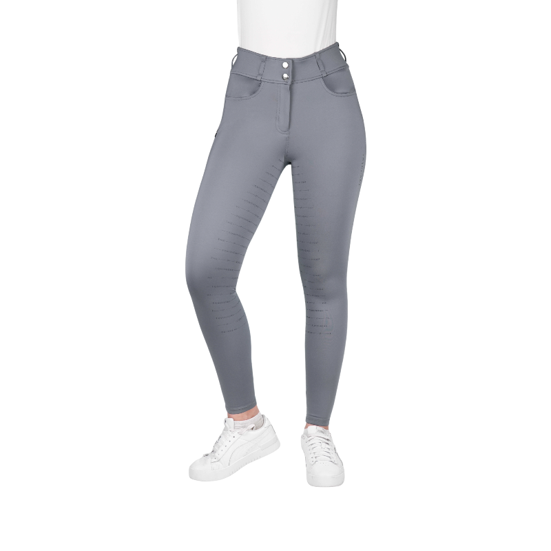 Equithème - Pantalon d'équitation femme Mila gris | - Ohlala