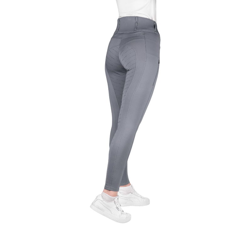 Equithème - Pantalon d'équitation femme Mila gris | - Ohlala