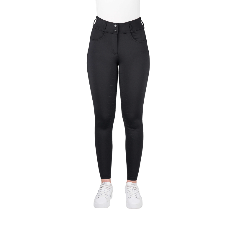 Equithème - Pantalon d'équitation femme Mila noir | - Ohlala