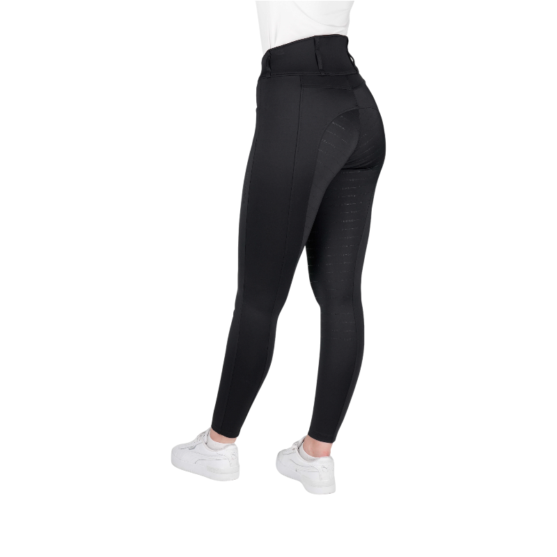 Equithème - Pantalon d'équitation femme Mila noir | - Ohlala