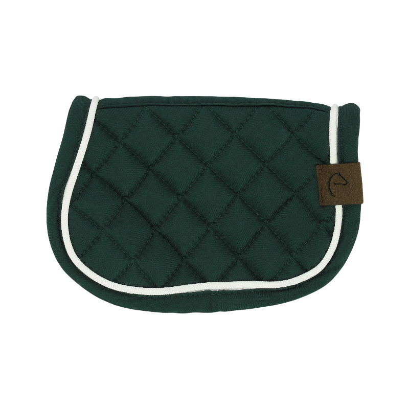 Equithème - Tapis de selle pour mini poney vert foncé | - Ohlala