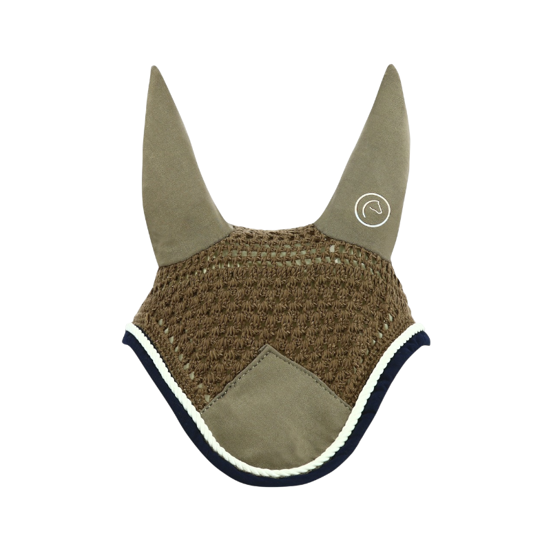 Equithème - Bonnet chasse-mouches Polyfun taupe | - Ohlala