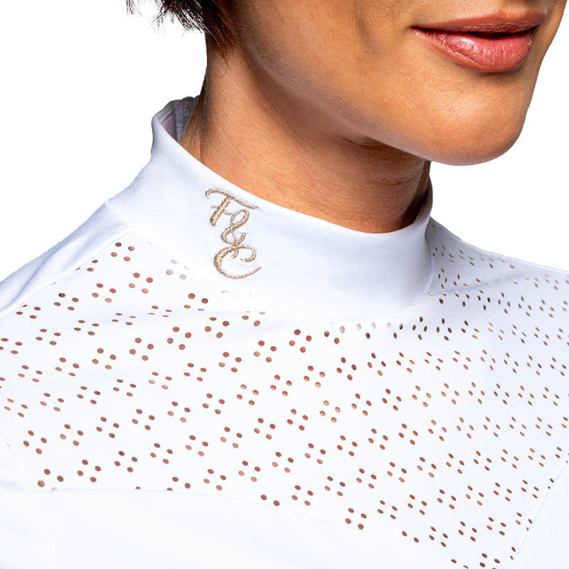 Flags & Cup - Polo de concours manches courtes femme Isla blanc | - Ohlala