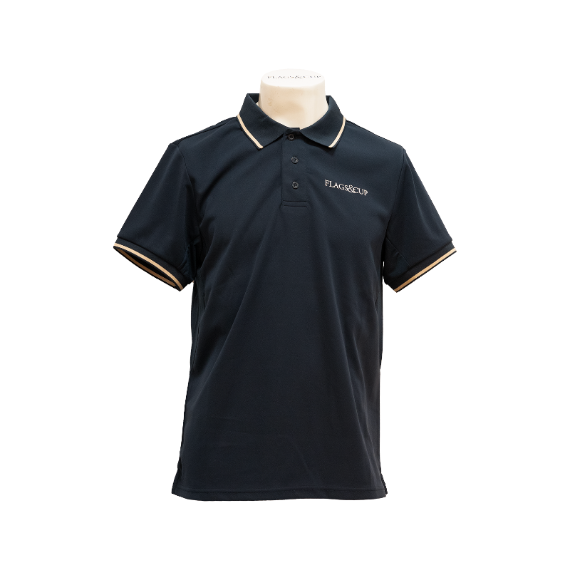 Flags & Cup - Polo manches courtes garçon Lugano marine | - Ohlala