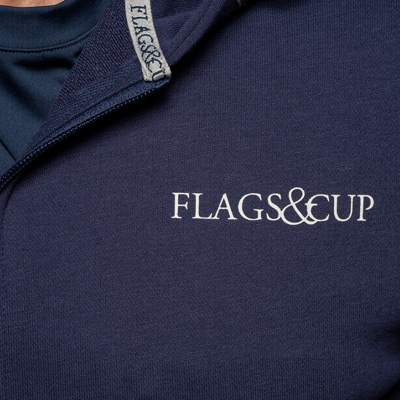 Flags & Cup - Sweat à capuche homme Sacramento marine | - Ohlala