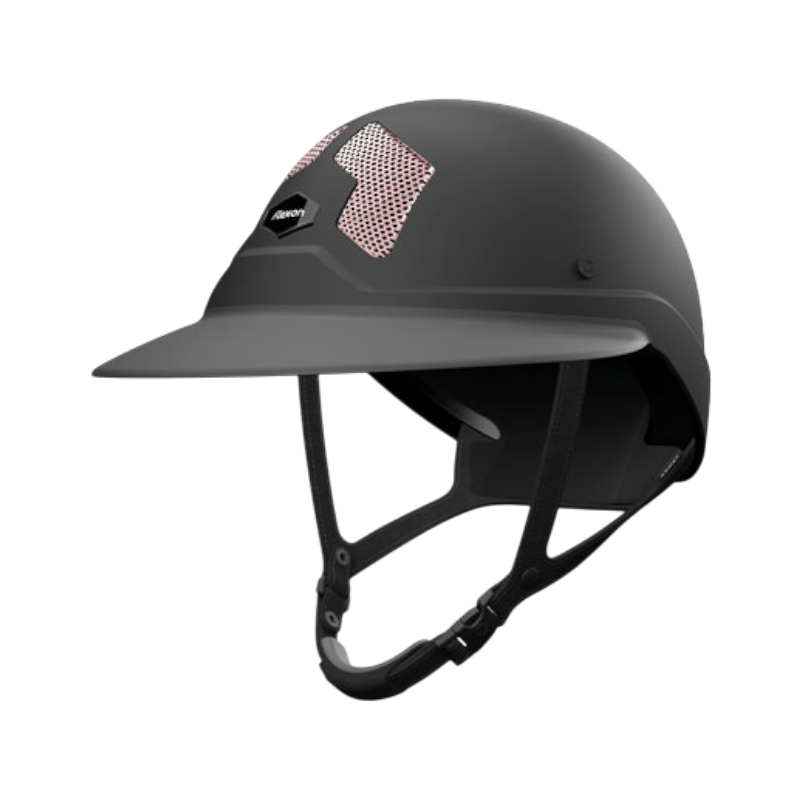 Flex On - Casque d'équitation Armet Dark grilles rose clair visière Angel | - Ohlala