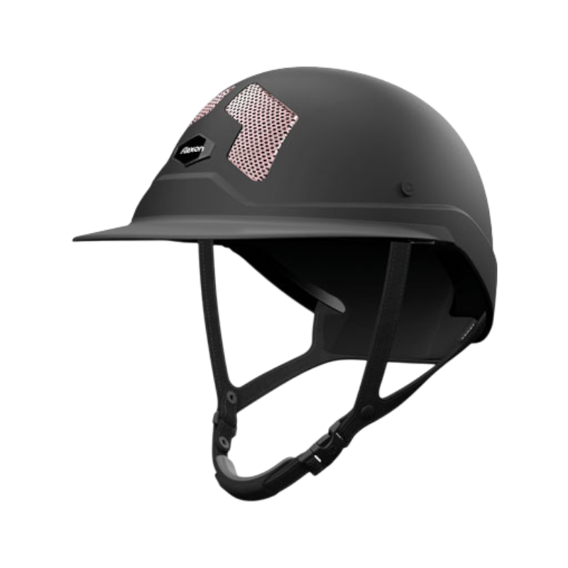 Flex On - Casque d'équitation Armet Dark grilles rose clair visière Mixte | - Ohlala