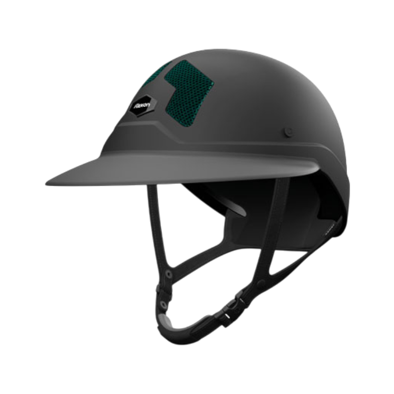 Flex On - Casque d'équitation Armet Dark grilles vert anglais visière Angel | - Ohlala