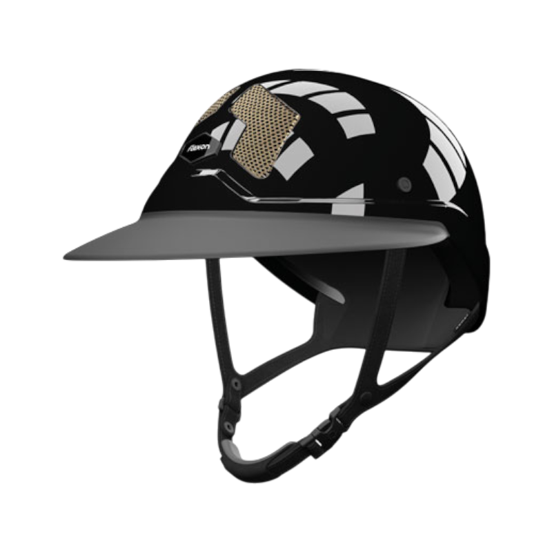 Flex On - Casque d'équitation Armet Star grilles gold visière Angel | - Ohlala