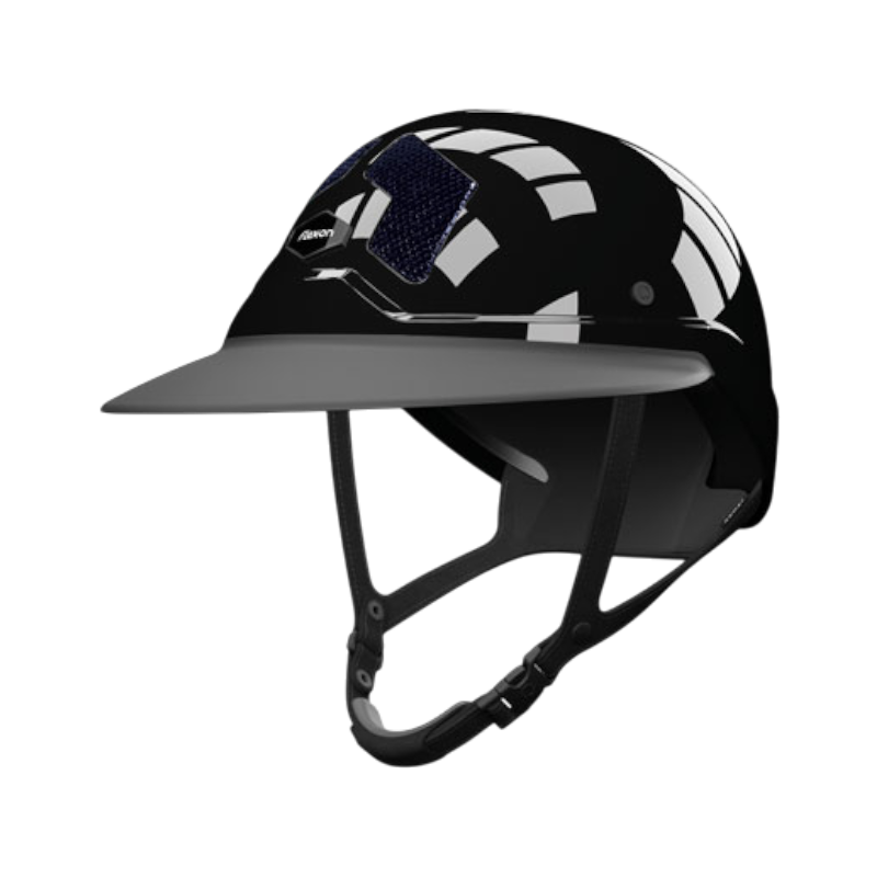 Flex On - Casque d'équitation Armet Star grilles marine visière Angel | - Ohlala