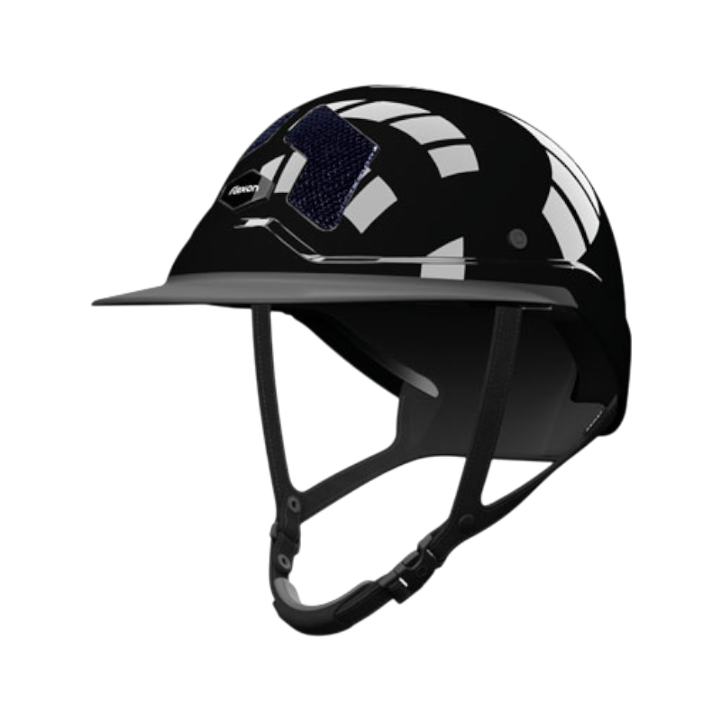 Flex On - Casque d'équitation Armet Star grilles marine visière Mixte | - Ohlala