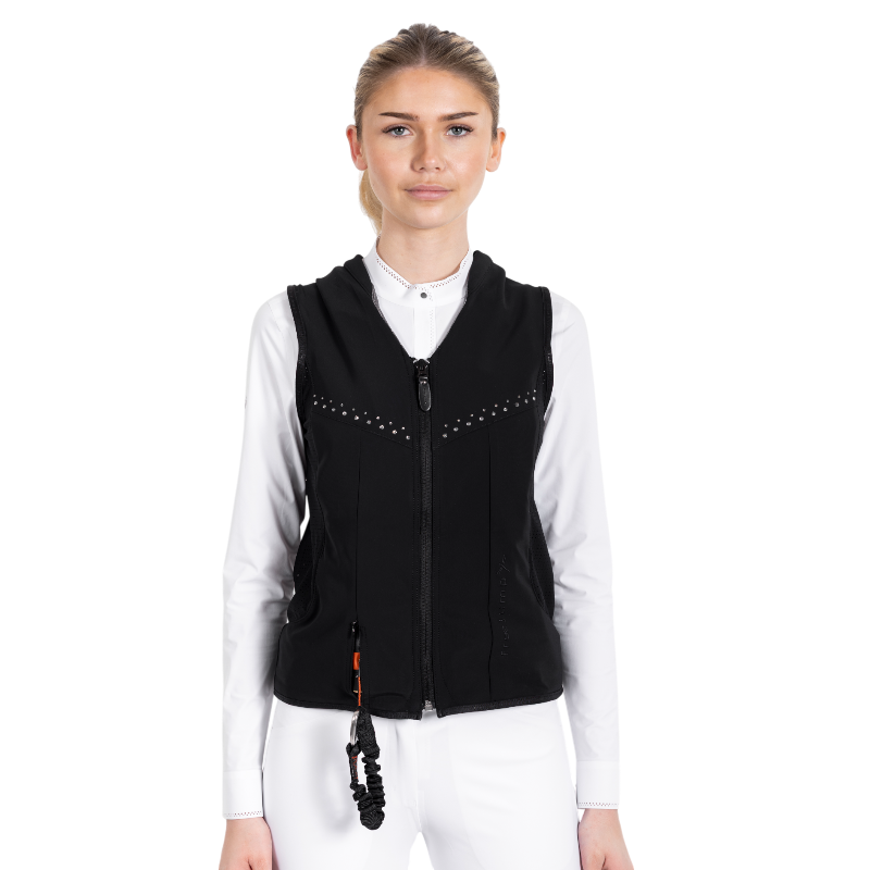 Freejump - Gilet airbag junior Crystal Preciosa noir | - Ohlala
