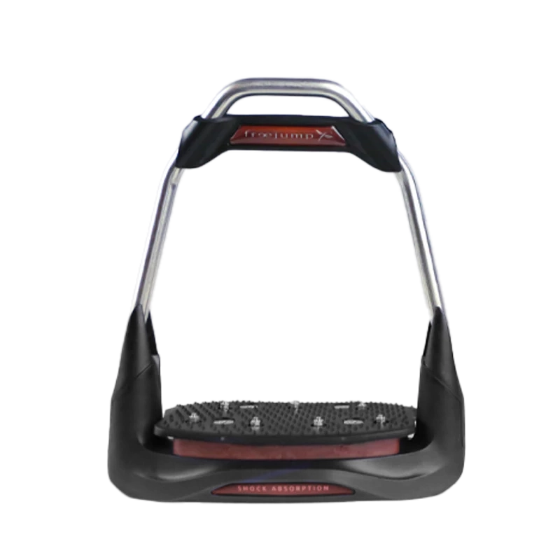 Freejump - Étriers Air's choco plancher incliné / oeil droit / noir / noir | - Ohlala