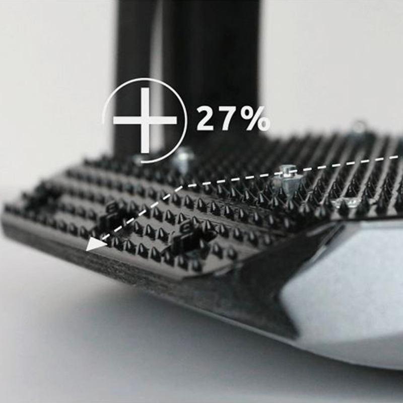 Freejump - Étriers Soft'Up Pro + Silver Noir / Argent | - Ohlala