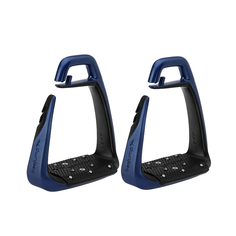 Freejump - Étriers Soft'Up Classic + pearl marine / noir | - Ohlala