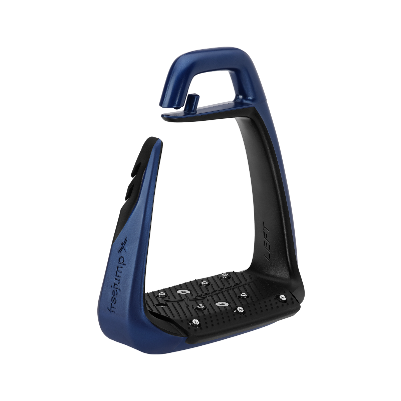 Freejump - Étriers Soft'Up Classic + pearl marine / noir | - Ohlala