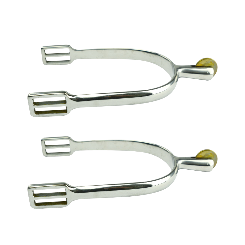 Feeling - Éperons à molette prince de galles inox à molette lisse | - Ohlala