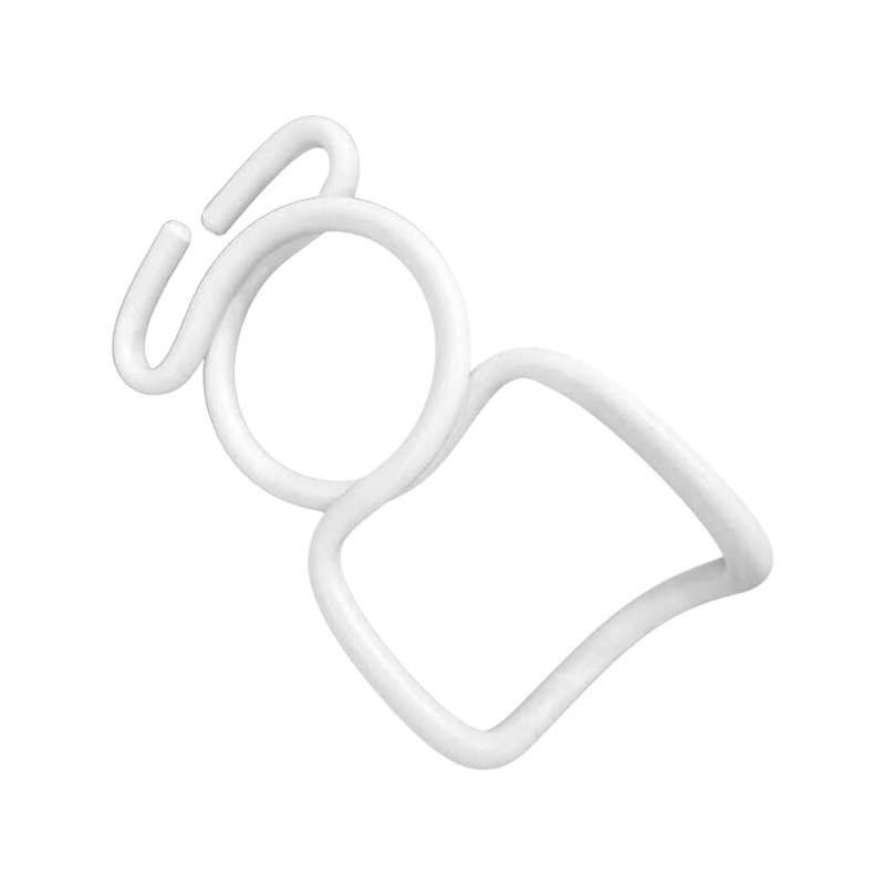 Hippotonic - Fiche à pince Cup Chandel blanc