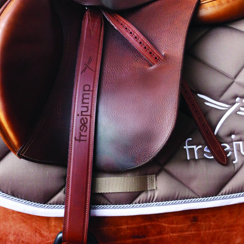 Freejump - Étrivières Classic Wide cognac | - Ohlala