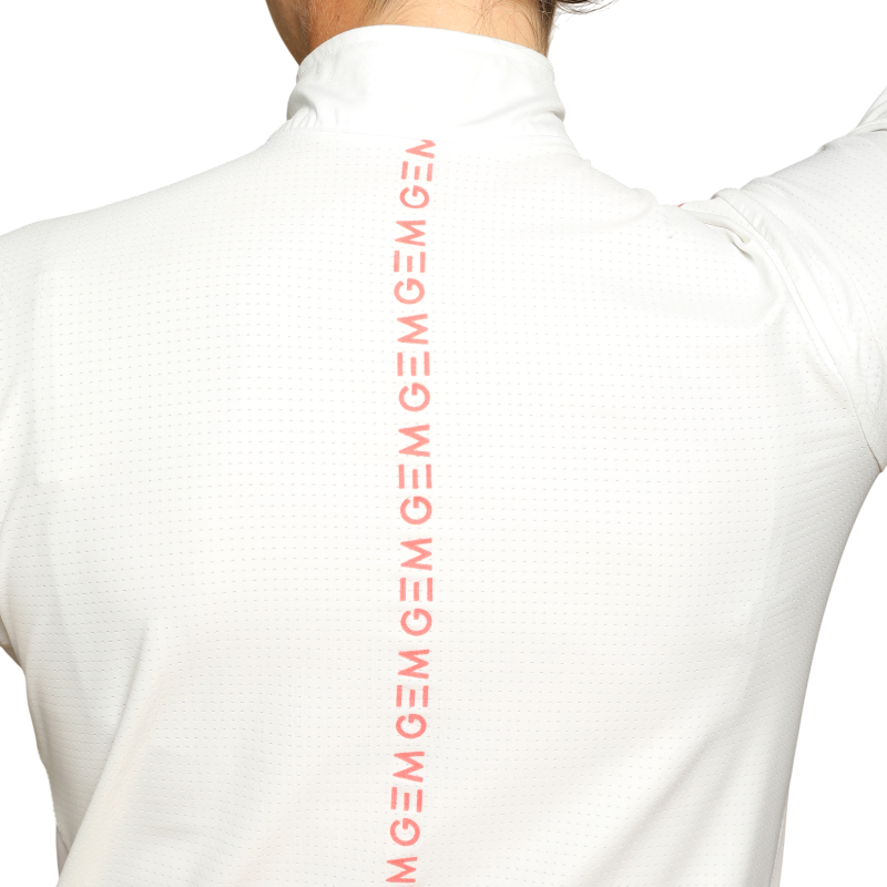 GEM - Polo manches longues Victor femme blanc | - Ohlala