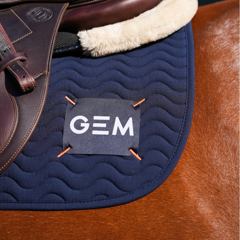 GEM - Tapis de selle Touc Touc marine | - Ohlala