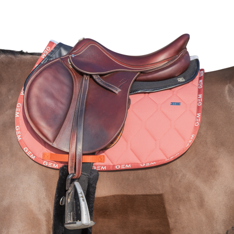 GEM - Tapis de selle Love rouille | - Ohlala