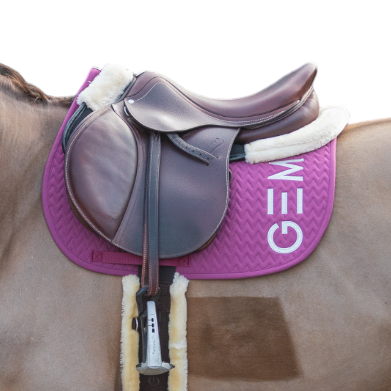 GEM - Tapis de selle Ten framboise | - Ohlala
