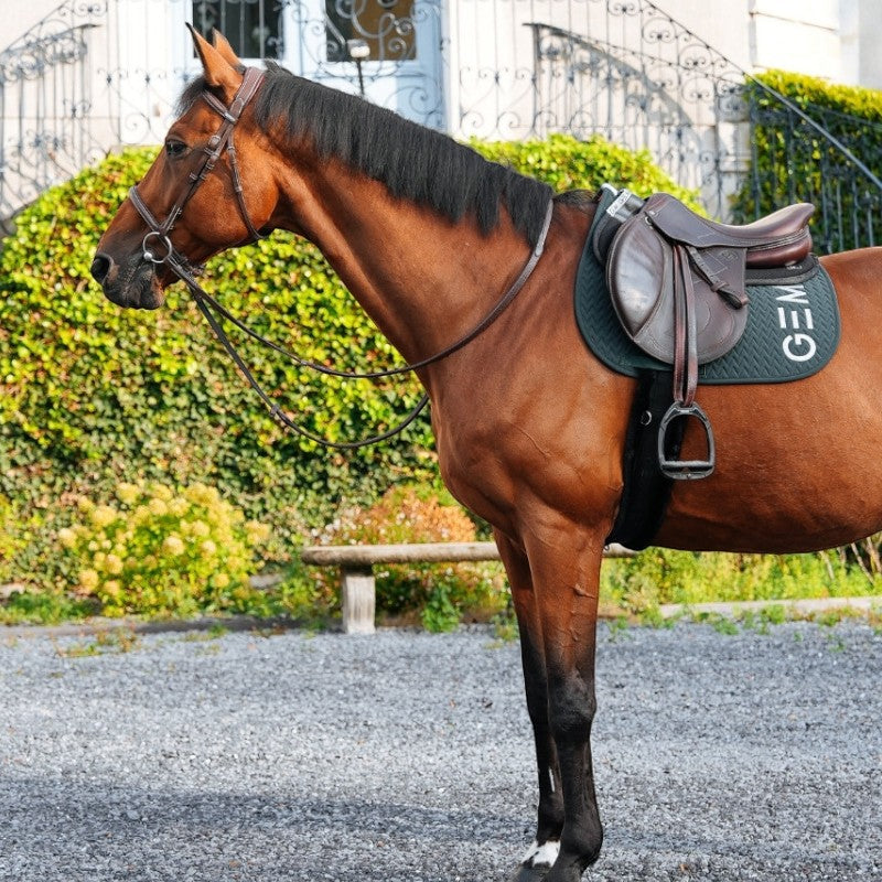 GEM - Tapis de selle Ten vert sapin | - Ohlala