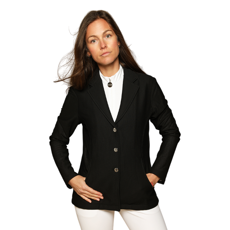 GEM - Veste de concours femme Mesh Noir | - Ohlala