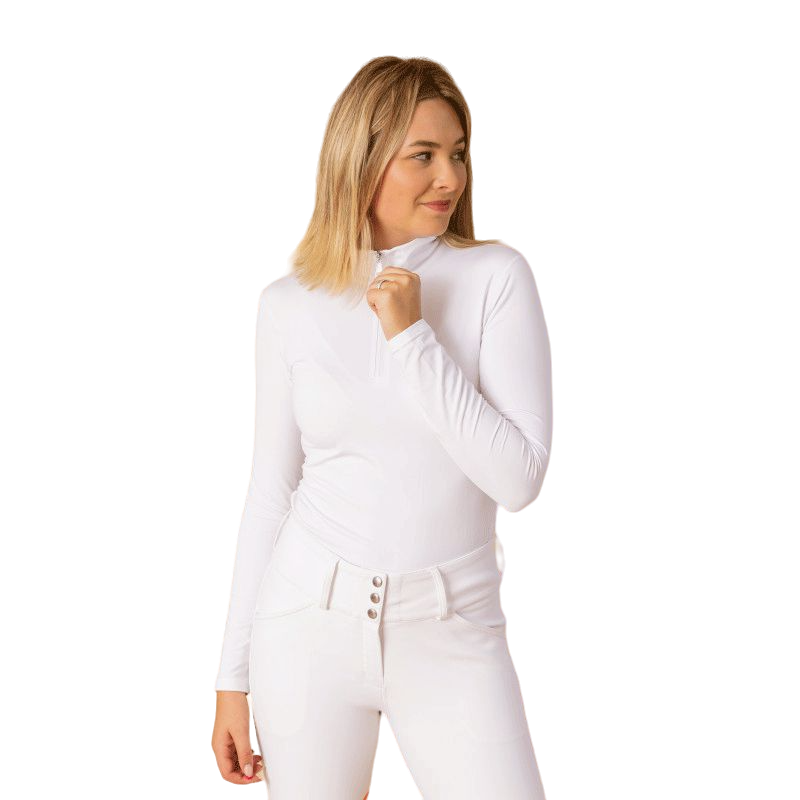 GEM - T-shirt technique manches longues Canberra blanc | - Ohlala