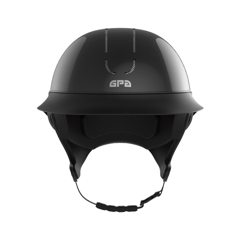 GPA - Casque d'équitation Global Dual EVO TLS shiny/ visière matt black | - Ohlala