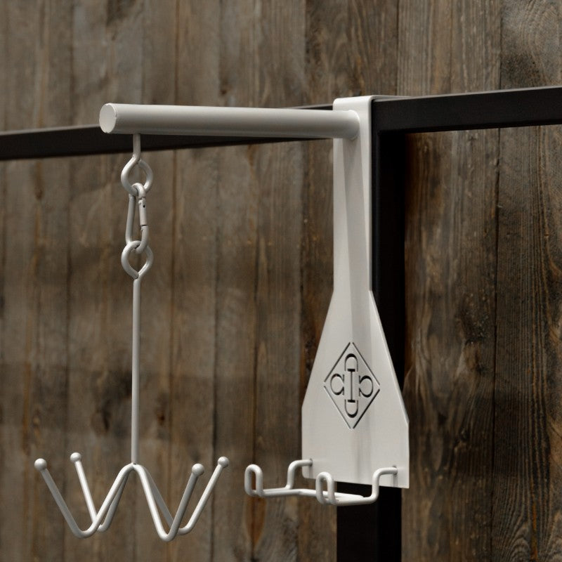 Grooming Deluxe - Crochet porte-bridon 4 branches argent | - Ohlala