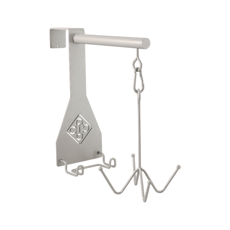 Grooming Deluxe - Crochet porte-bridon 4 branches argent | - Ohlala