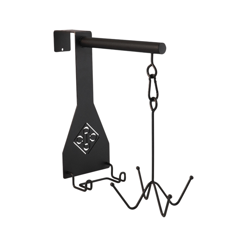 Grooming Deluxe - Crochet porte-bridon 4 branches noir | - Ohlala