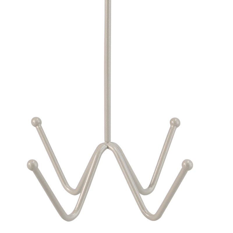 Grooming Deluxe - Porte-bridon mural 4 branches argent | - Ohlala