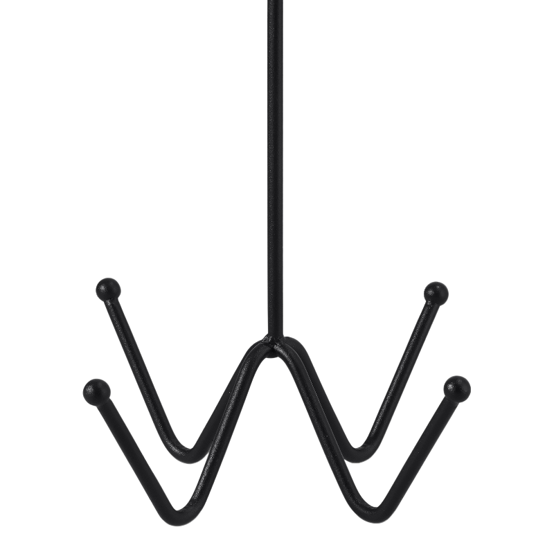 Grooming Deluxe - Porte-bridon mural 4 branches noir | - Ohlala