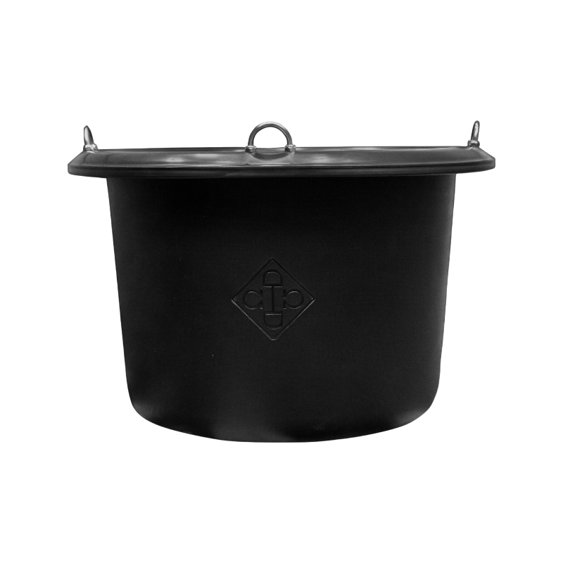 Grooming Deluxe - Seau d'alimentation noir 25 L | - Ohlala